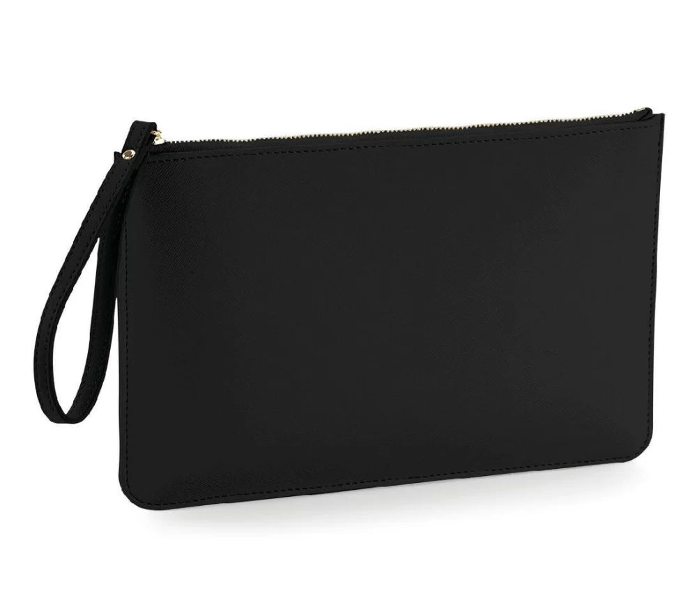 Pochette in Saffiano doppia personalizzazione