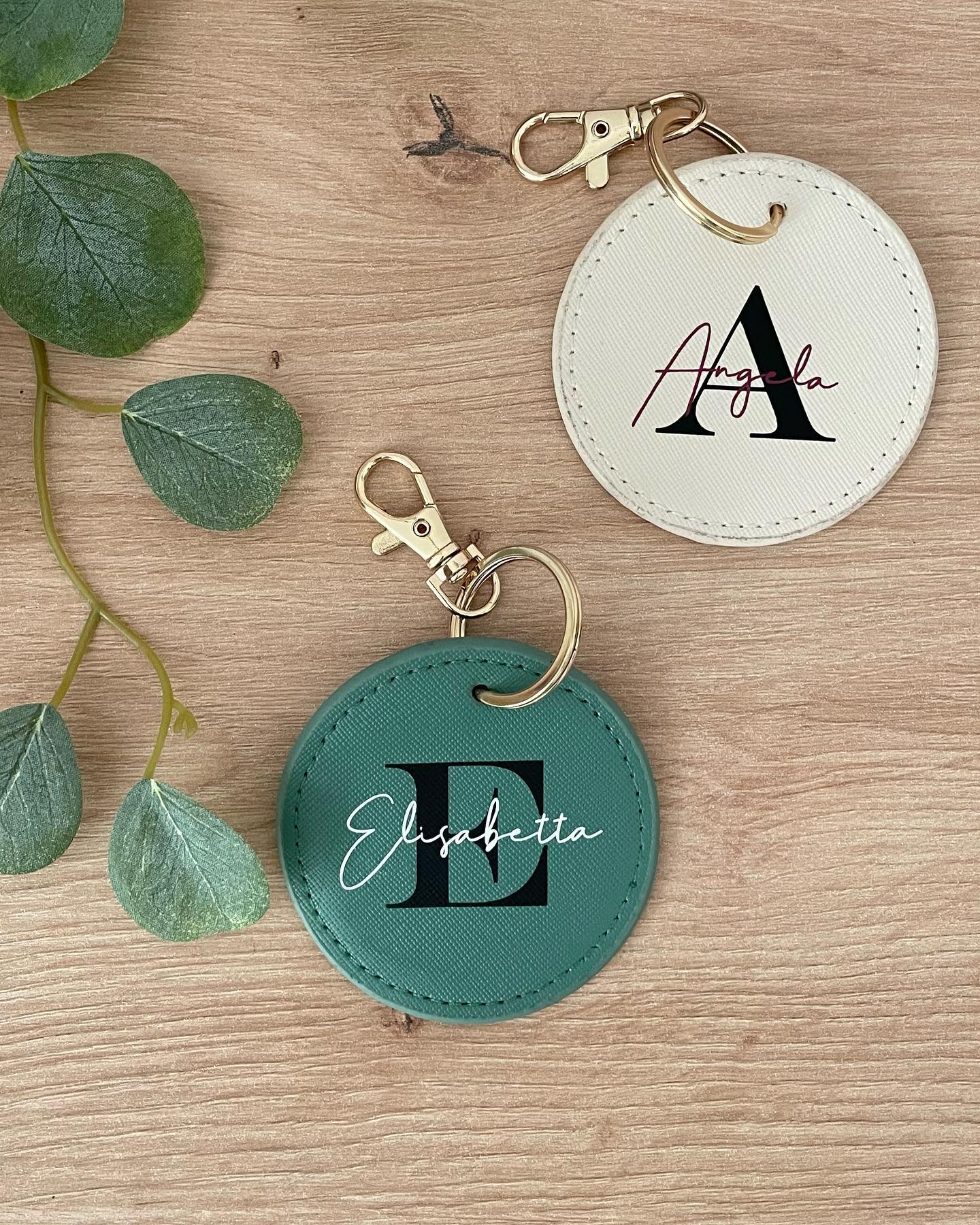 Portachiavi tondo personalizzato